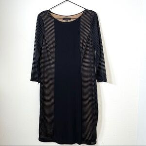 Nine West Black MIDI Dress Sz 8